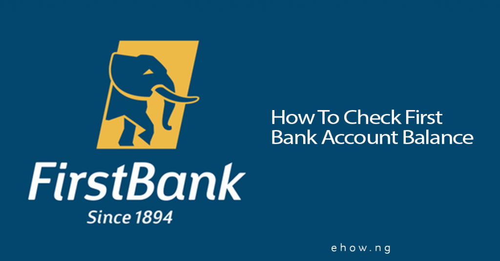 What Is The Code Use To Check First Bank Account Balance